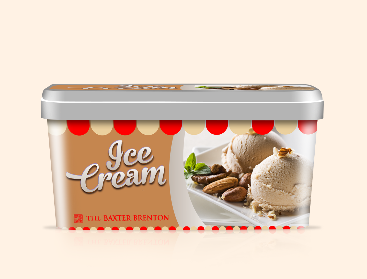 Download Free Ice Cream Tub Packaging Mockup Psd Post The Baxter Brenton