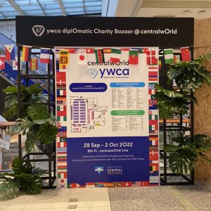 Baxter Brenton Joining YWCA DIPLOMATIC CHARITY BAZZAR AT CENTRAL WORLD, BANGKOK 2022